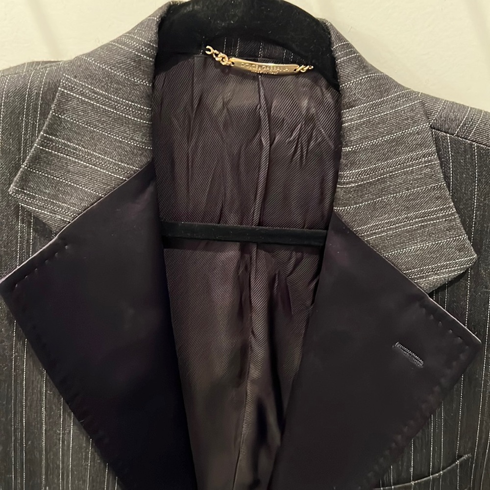 Dolce and Gabbana tuxedo suit jacket, size 40R